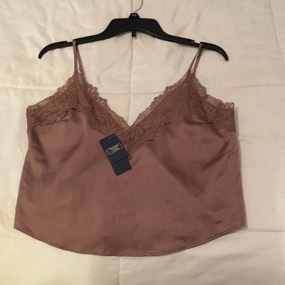 Abercrombie Satin sleep cami set with satin shorts - Picture 4 of 8